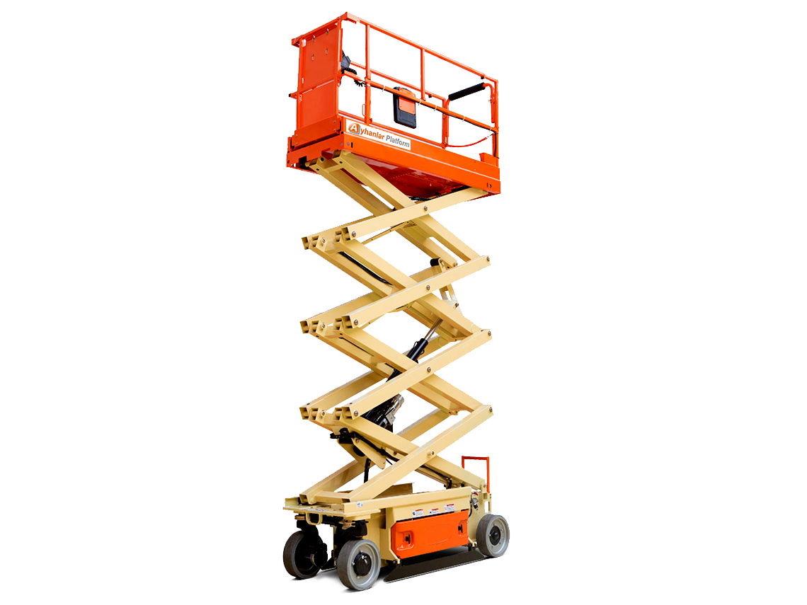 10m Compact Battery-Powered Scissor Lift.