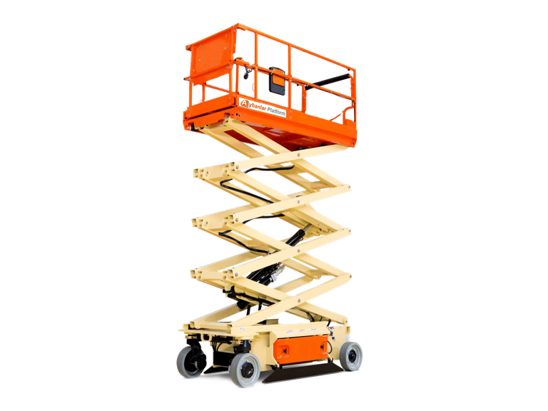 12m Battery-powered Scissor Lift.