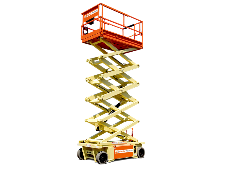 14m Battery-powered Scissor Lift.