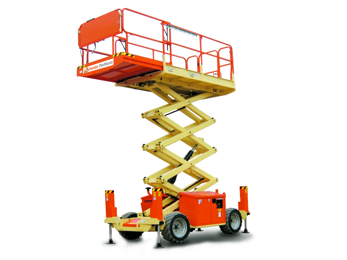 14m Diesel Scissor Lift.