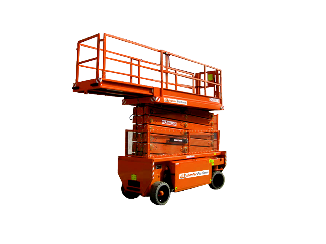 18,5m Battery-powered Scissor Lift.