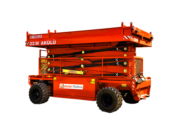 22m Battery-powered Scissor Lift.